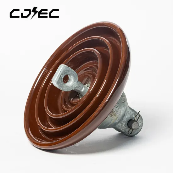 67kn ANSI 52-3 Ball and Socket Type Disc Suspension Porcelain Insulator