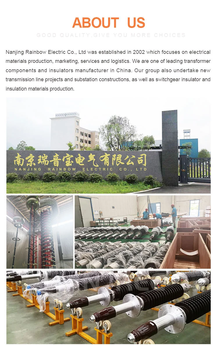 110kV OIP Condenser Capacitive Transformer Bushing